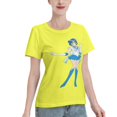 thumbnail image 2 of T-Shirt Basique à Manches Courtes pour Femmes Sailor Moon Mizuno Ami, 2 of 6