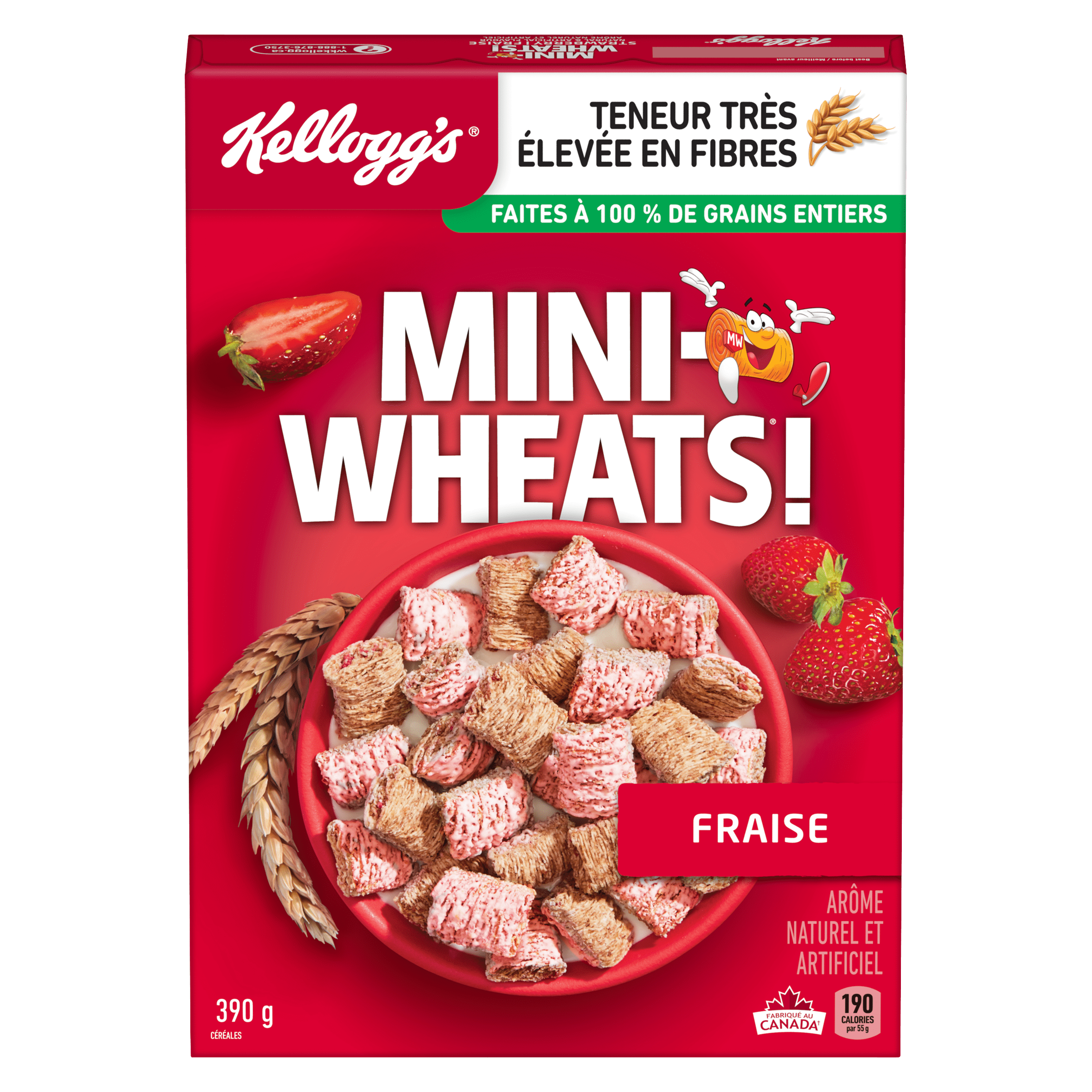 Mini-Wheats® Strawberry Flavour 390g, Mini-Wheats® Strawberry Flavour 390g