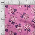 thumbnail image 1 of oneOone Georgette Viscose Pink Fabric Florals Dress Material Fabric Print Fabric By The Yard 42 Inch Wide-G6I, 1 of 4