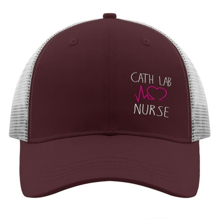 Baseball Caps Cat nurse Embroidery Dad Hats for Men Cool Adjustable for Fishing Snapbacks Chestnut red One Size