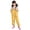 Yellow, variant on Kids Rain Pants Winter Warm Double-Layer Waterproof Windproof Mud Overall Jumpsuit for Boys and Girls Ages 2-11 Jumpsuit 04_Pink,120