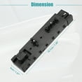 thumbnail image 3 of Interruptor de ajuste Unique Bargains para asiento eléctrico Ford C-Max 2013-2018 Negro, 3 of 7