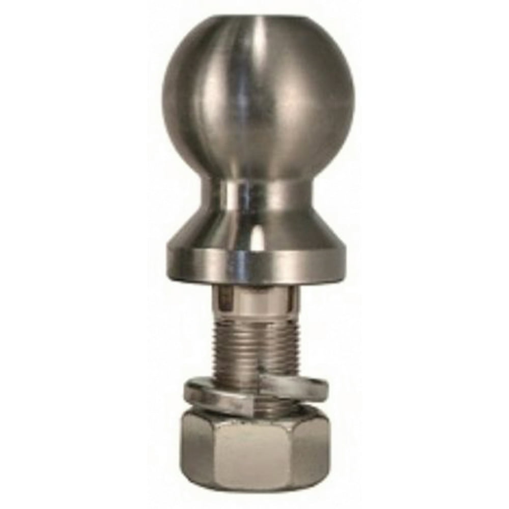 Trimax TBSX2 Stainless Steel 2" Trailer Tow Ball with 8,000 lb Capacity