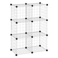 thumbnail image 4 of Honey Can Do 6-Pack Modular Mesh Storage Cube, Silver, 4 of 5
