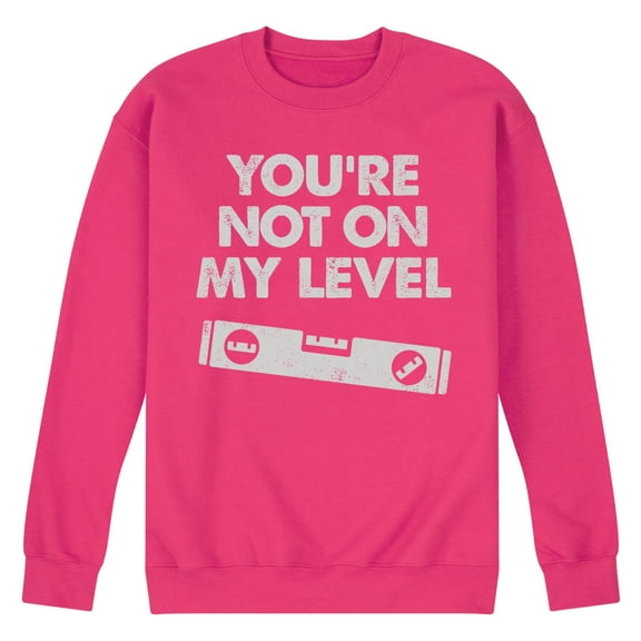 Instant Message - Get On My Level - Men's Crew Neck Fleece Pullover
