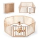 thumbnail image 1 of Parque infantil plegable de madera Gewitt para bebés y niños pequeños, 1 of 7