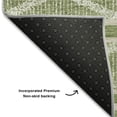 thumbnail image 5 of Addison Rugs Mayfield Premium Machine Washable Transitional Geometric Green Rectangle Rug, 9' x 12', 5 of 6