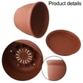 thumbnail image 4 of Bgsha 1PCS Garden Plastic Round Thickened Flowerpot 20*14*14cm Beige Gray Red White, 4 of 10