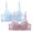 Light Blue, variant on Wireless Bra for Women, Leopard Print Front Closure Bralette, 2-Pack with Side Support for Full Coverage and Comfort