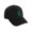 Black, variant on Daxton Low Profile Adjustable Baseball Dad Hat Cap Old English Font Alphabet A to Z, Black Hat Green O