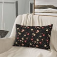 thumbnail image 5 of Susaid Red White Flowers Print Pillowcases Multiple Size, Pillow Cover Super Soft Envelope Closure Standard Pillow Case-14"x20", 5 of 6