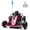 Pink, variant on 24V Go Kart for Kids with Remote Control, 14Ah Battery Long Runtime Electric Go Kart for Ages 6–12, Adjustable Speed Up to 10 MPH, Metal Frame, Music & Bluetooth, Pink