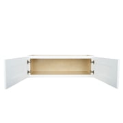 Hollywood Fabiani Design Shaker Wall Kitchen Cabinet Ready to Assemble 30 in. W x 12 in. D x 12 in. H White