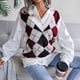 thumbnail image 3 of Knit Sweater Vest, Machine Washable Comfortable V Neck Womens Sleeveless Sweater Vest For Winter ANGGREK Otros, 3 of 6