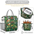 thumbnail image 5 of Green Christmas Santa and Snowman Pattern Womens Lunch Box for Work,Insulated Large Lunch Bag for Tween and Teen,Loncheras Para Mujer,Leakproof Adult Lunch Bag for Work,Beach,Travel,Picnic,Camping, 5 of 7