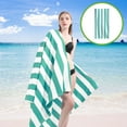 thumbnail image 4 of CxhicLuv Ultra-Soft Microfiber Beach Towel, Quick Dry, Lightweight, Sand-Free, Absorbent for Beach, Pool, Yoga, and Camping, 2-Pack in Green, Red, Yellow, Blue, Ideal for Travel and Kids, 4 of 8