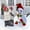 Red, variant on Herrnalise Snowman Decorating Kit,16Pcs Christmas Snowman Making Kit Outdoor Fun Winter Holiday Party Decoration Gift,Xmas Holiday Winter Party Snowman kit Outdoor Fun Supplies for Kids