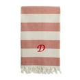 thumbnail image 6 of Linum Home 100% Turkish Cotton Patara Monogrammed Striped Pestemal Beach Towel, 6 of 10