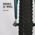 thumbnail image 4 of Viribus Anti-Skid Adjustable Handlebar Height 26" Wheels Tricycle, Green, 4 of 6
