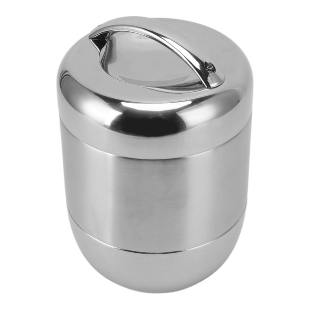 304 Stainless Steel Insulated Lunch Box Insulated Pot Lunch Box 1.5l Multi Layer Spill Proof Insulated Lunch Box With Sealing Cover For Work
