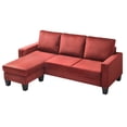thumbnail image 5 of Glory Furniture G0513-SCH Burgundy Sofa Chaise, 5 of 6