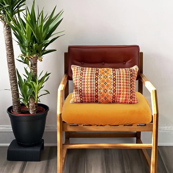 BESTYASH Orange Soft Knitted Fabric Couch Cushion Slipcover for Sofa and Comfort