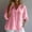 Pink, variant on Qulqfy Women Shirts Business Casual Long Sleeve Pink Cotton Linen Button Down Shirts Summer Tunic Collared Spring Tops for Women L