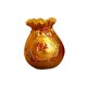 thumbnail image 2 of Figura de bolsa de dinero Feng Shui, estatua de bolsa de la suerte, florero, adorno de escritorio para Oro, 2 of 9