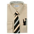 thumbnail image 2 of Berlioni Kids Boys Long Sleeve Dress Shirt Set, 2 of 2