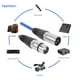 thumbnail image 5 of Cable XLR de 3 pines macho a hembra de 1 m Cable de cable de micrófono blindado (azul) Ehuebsd  Para estrenar, 5 of 7