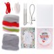 thumbnail image 1 of Kit de fieltro con aguja para principiantes, kit de fieltro con aguja, suministros de fieltro de lana, decoración del hogar, confiable y duradero, 1 of 14