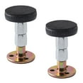 thumbnail image 2 of bedienty 2 Pcs Support Fixe pour Meubles Réglable en Alliage d'Acier Inoxydable Stabilisateur de Lit Mural Auto-Adhésif Butée de Porte Quincaillerie Anti-Vibration Noir G, 2 of 6