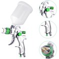 thumbnail image 6 of Flush coater,Paint Sprayer Professional Tool 600cc Color Cup 1.4/1.7/2.0mm Nozzles Paint Set 1.4/1.7/2.0mm Nozzles Cone Paint Filter 10pcs Cone Paint Paper Air Spray With 600cc Color Buzhi, 6 of 7