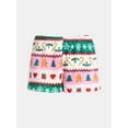 thumbnail image 5 of No Boundaries Pull-On Printed Plush Shorts, 2'' Inseam, Women's, 5 of 5