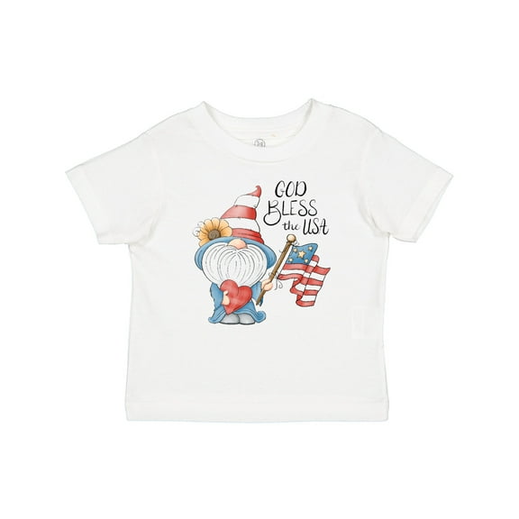 Inktastic God Bless the USA Gnome Boys or Girls Baby T-Shirt