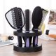 thumbnail image 3 of Kit profesional de peluquería de 5 piezas con peine y espejo, cepillos y peines antiestáticos para el cuidado y estilismo del cabello (morado)., 3 of 8