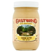 East Wind Nut Butters Raw Cashew Butter, 16 oz (Pack of 6)