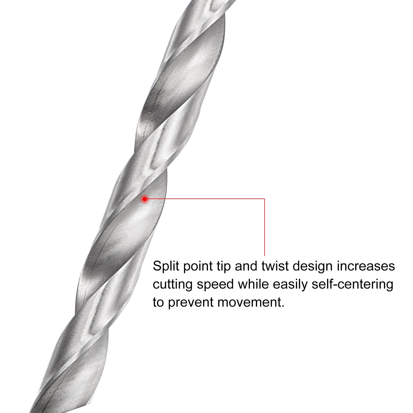 Uxcell 10-Pack 1mm Micro Drill Bits - 60mm Total Length HSS Twist Bits For Aluminum, Wood, PCB