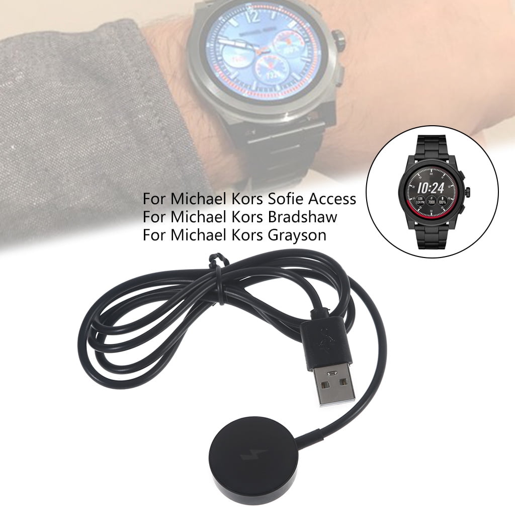 HGYCPP For Michael-Kors Access Watch Charger Smartwatch Overload Protect Charger Black