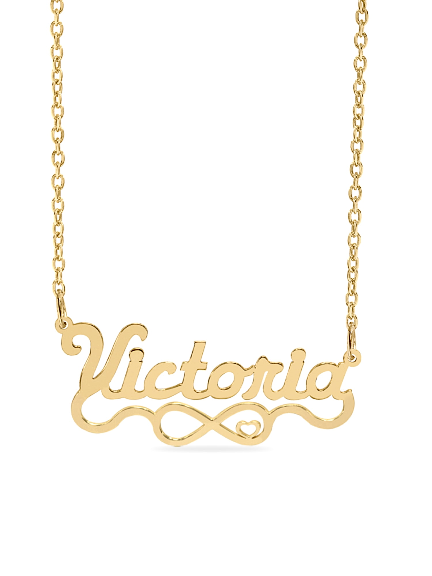 Personalized Script Name Necklace w/Infinity on Tail