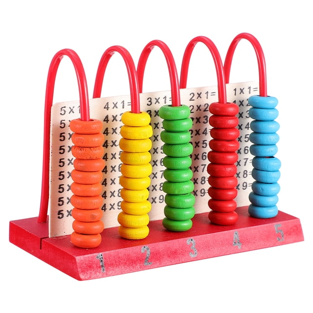 CIMAXIC Children Creative Calculation Game Learning Abacus Computing Frame Math Toys,5.91"X4.45"X2.95"