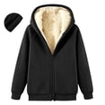 thumbnail image 4 of Certgust Travel Airport Outfits Under $10 Hot Sales Zip Up Hoodie Women Fleece Lined Jacket Fall Winter Coat Casual Trendy Clothing, 4 of 4