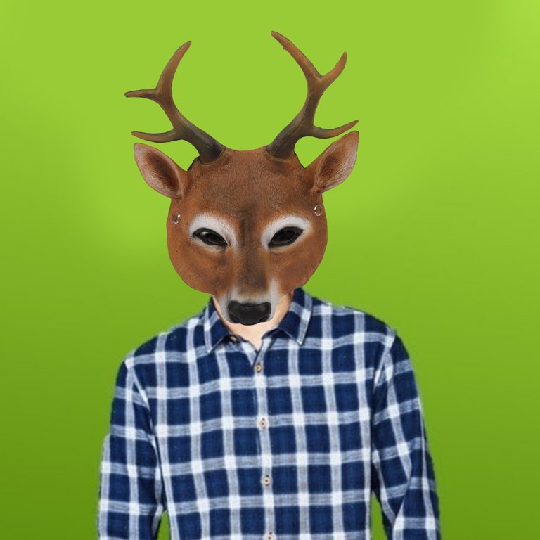 Latex Deer Mask