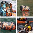 thumbnail image 4 of Sonducket Bolsa de natación impermeable de 15/20L/30L, de saco seco, colores de camuflaje, pesca, canotaje, kayak, almacenamiento, bolsa de Deportes acuáticos Camuflaje rojo rosa 19 x 40 cm, 4 of 6