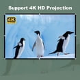 thumbnail image 4 of Amdohai Écran de Projecteur 100 Pouces 16:9 HD Écran de Projection Portable Pliable Écran de Films de Projection Anti-Crease pour Home Cinéma Intérieur Extérieur, 4 of 8