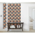 thumbnail image 5 of Ambesonne Asian Floral Peel & Stick Wallpaper for Home, Japanese Peony Flowers, 13"x100", Petrol Blue and Dark Peach, 5 of 5