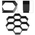 thumbnail image 1 of Forma del Fabricante de Caminos de Jardín, forma hexagonal de pavimento de cemento reutilizable Forma de riego de concreto para patios, Terrazas y caminos, 1 of 7