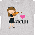 thumbnail image 4 of Inktastic Girls I Heart Violin Girls Toddler T-Shirt, 4 of 5