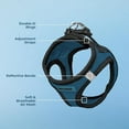 thumbnail image 3 of Voyager Step-In Air Dog Harness - All Weather Mesh Step in Vest Harness for Small and Medium Dogs by Best Pet Supplies - Harness (Blue/Black Trim), XX-Small, 3 of 6