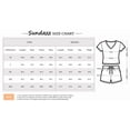 thumbnail image 7 of Sundazz Lounge Sets for Women Summer 2 Piece Outfits V Neck Shirts and Shorts Sets Casual Matching Sets, 7 of 7